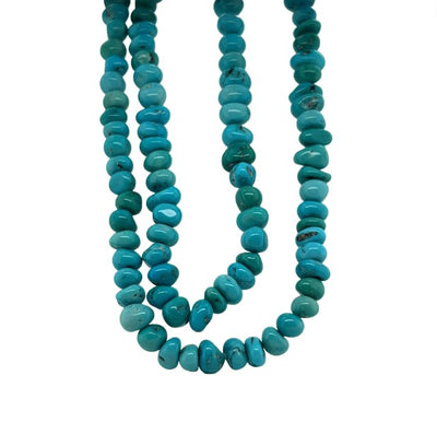Turquoise Nugget Strand Necklace