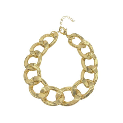 14k Gold Plated Brass Chain Necklace