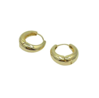 Gold Plated Huggie Earring