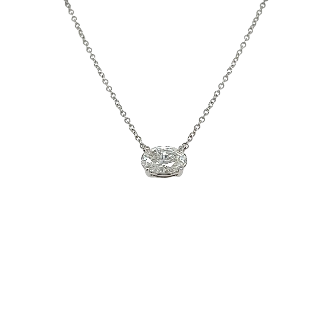 14k 1.0ct Grown Diamond Necklace