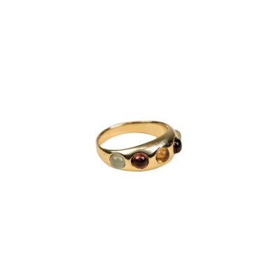 14k Gold Narrow Confetti Ring