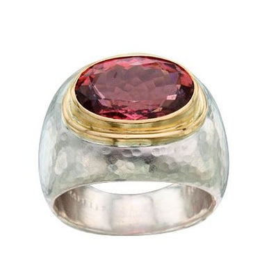 18k Gold 4.5ct Pink Tourmaline Ring