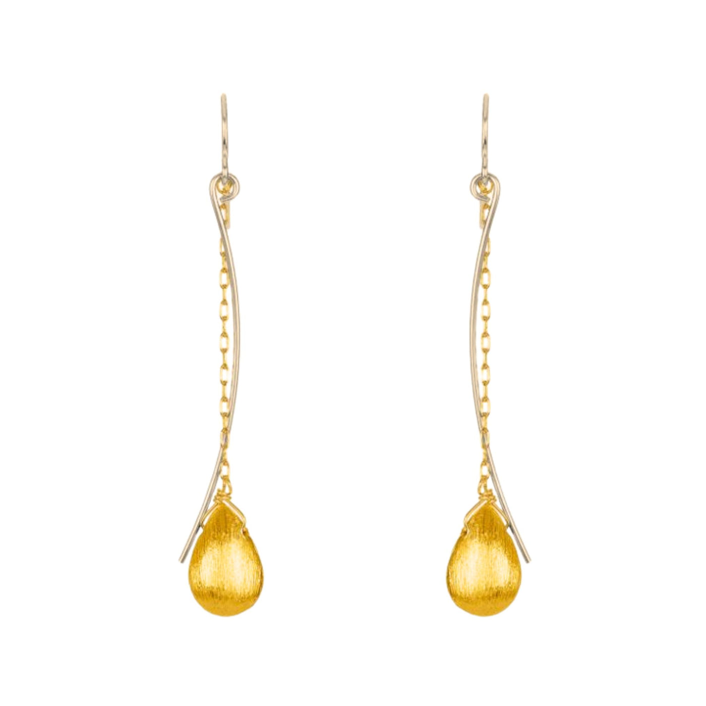 Gold Filled Drop Earrings