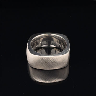 Sterling Silver Squared Texture Ring