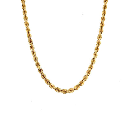 14k Gold Silk Rope Chain