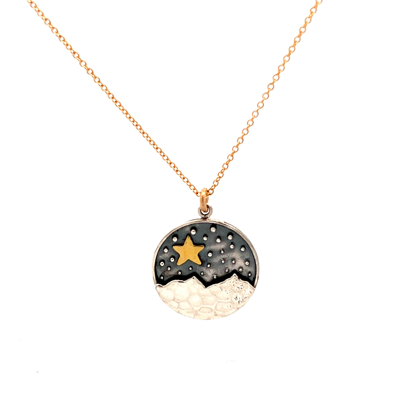 Star and Mountain Necklace