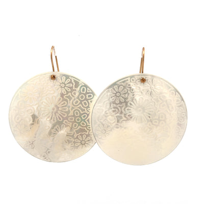 Gold Filled Mother of Pearl Earrings