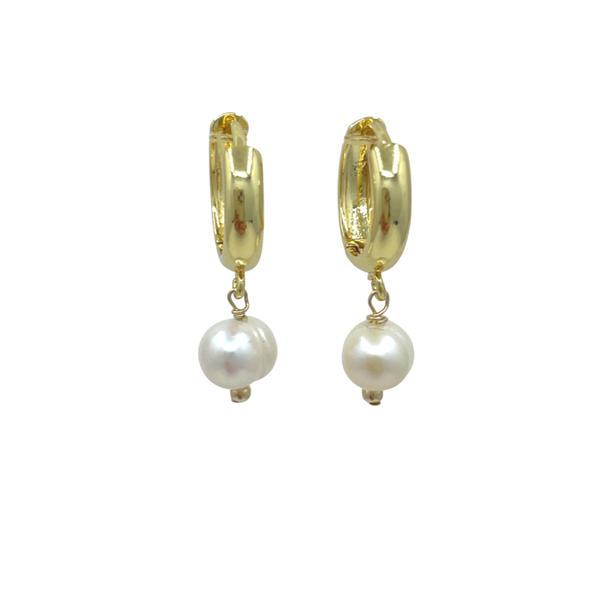 18k Gold Filled Freshwater Pearl Earrings