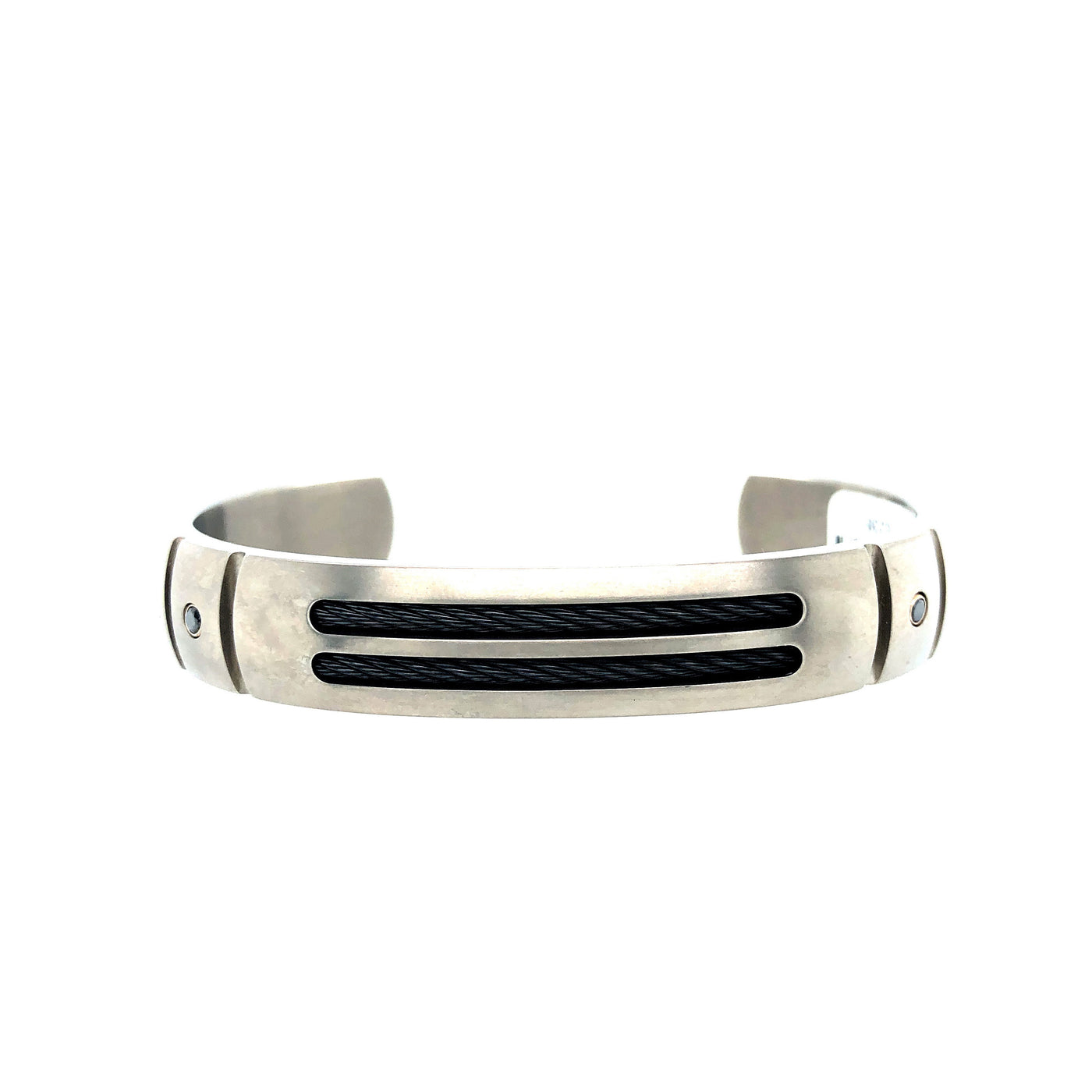Titanium Bracelet with Stainless Steel Cable