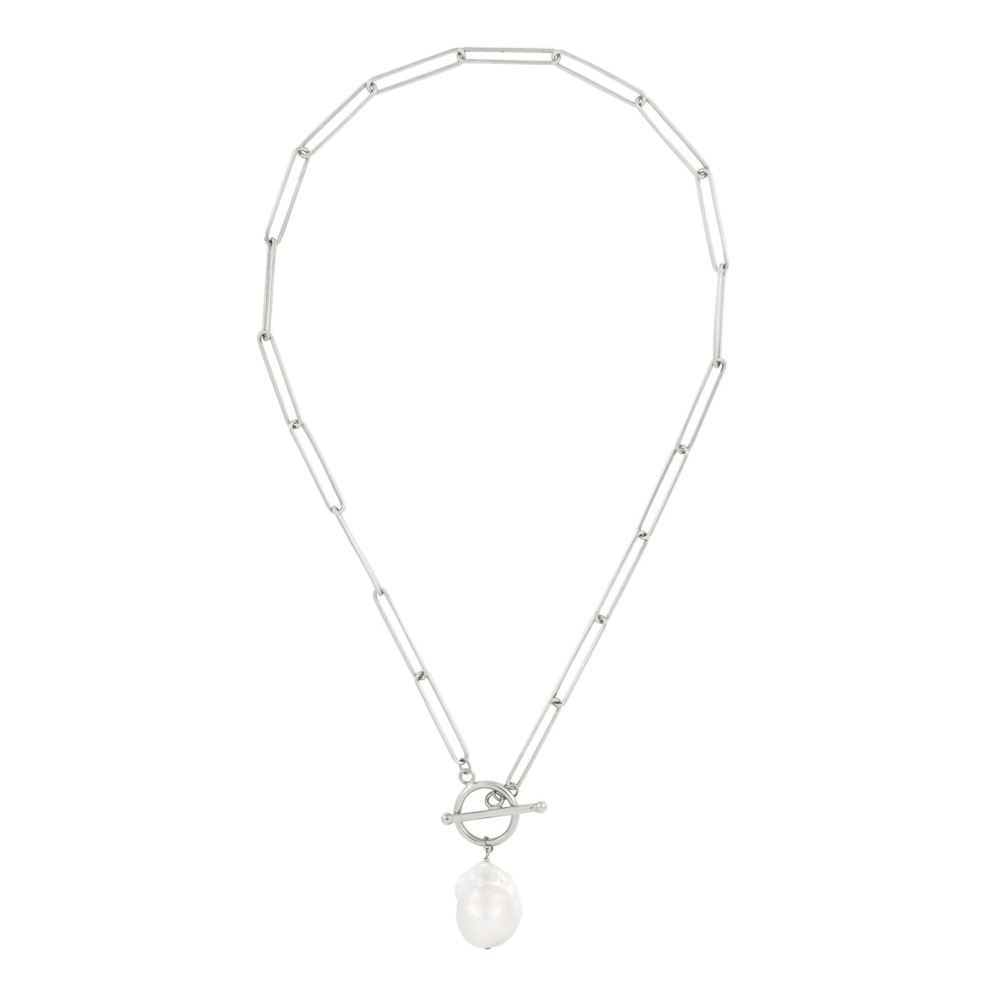 Sterling Silver Savannah Pearl Necklace