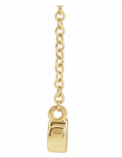 14K Yellow Gold 'Mom' Necklace