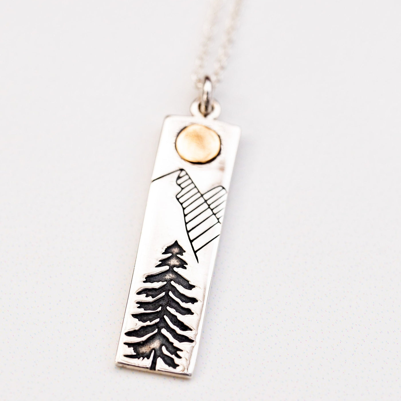 Moon Over the Mountains Necklace